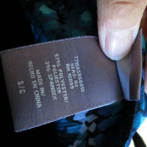 Beautiful blue ruffled blouse - Picture 9 of 11